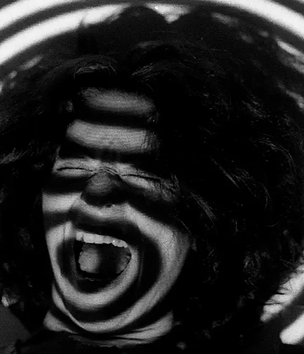 steps together face shadow woman