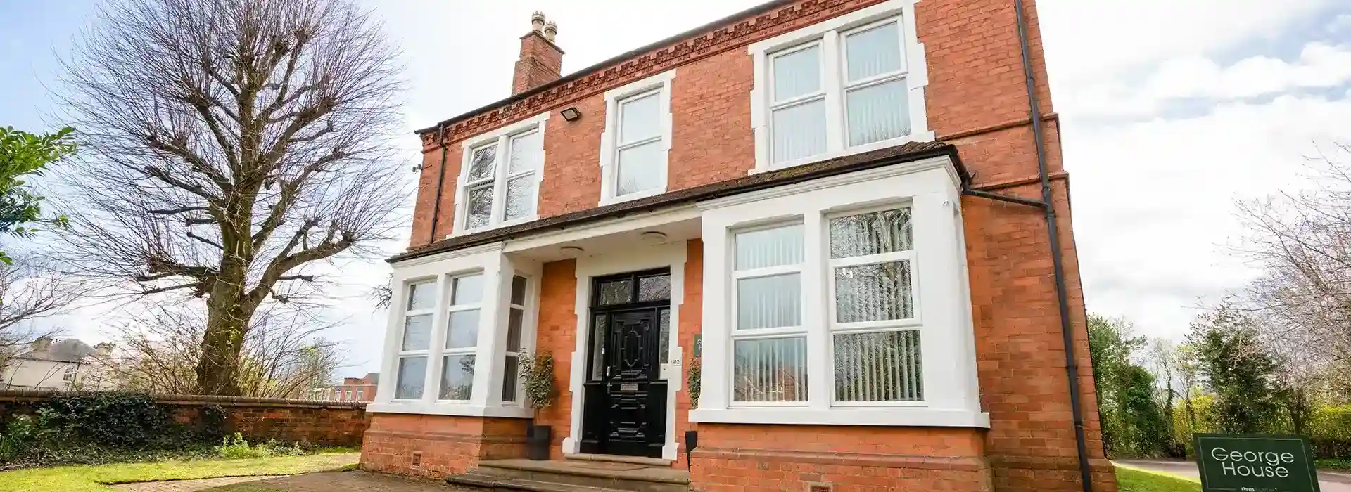 steps together house black building st georgehouse