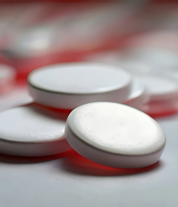 steps together red opioid bunch white pills table with one being white