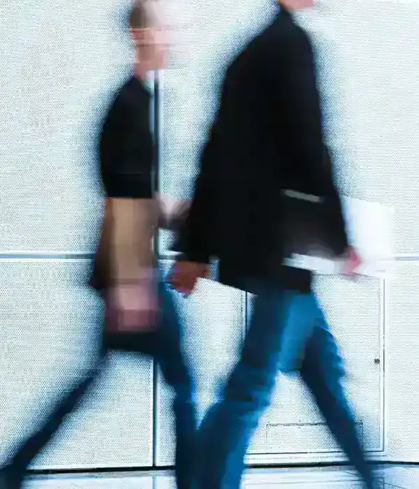 steps together street alcohol blurred people trade fair