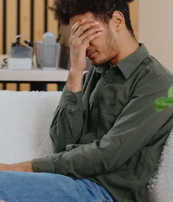 steps together therapy young woman using mobile phone while sitting table